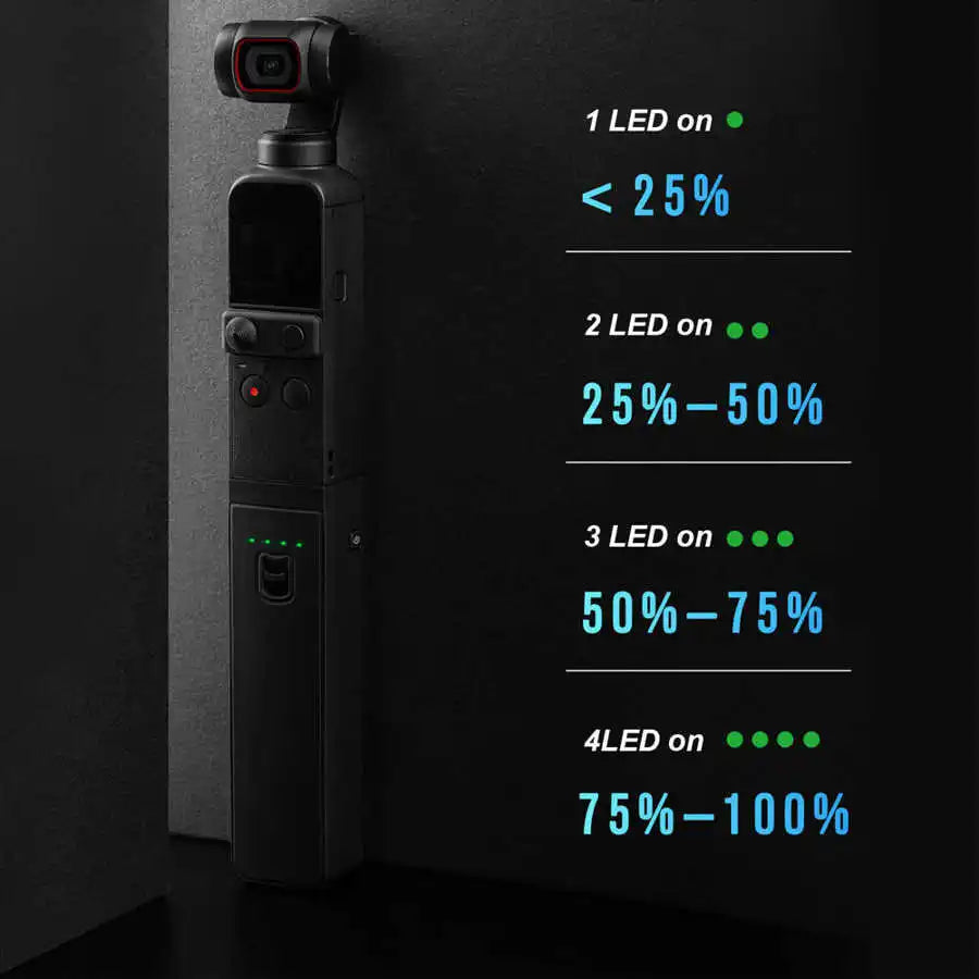 STARTRC Power Bank for Pocket Camera Portable Power Bank for Pocket 2 PTZ Camera 3200mAh Handheld Mobile Power Bank