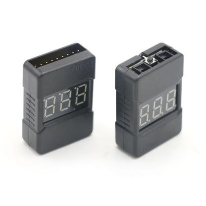 BX100 1-8S Lipo Battery Voltage Tester/ Low Voltage Buzzer Alarm/ Battery Voltage Checker with Dual Speakers