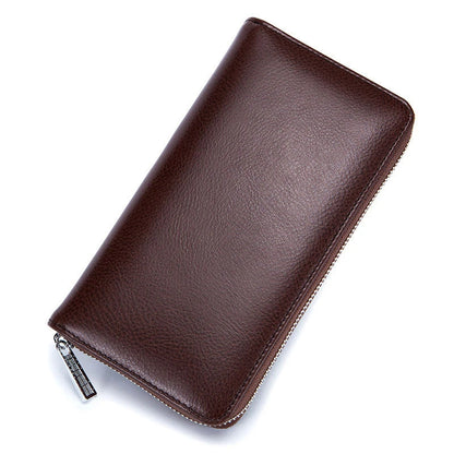 Women RFID Blocking Wallet Genuine Leather Anti Theft 36 Card Holders Women Wallets With Phone Case Clutch Bags Coin Purse Girl