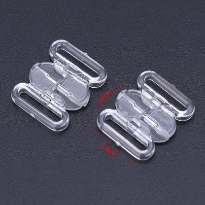 50pcs Bikini Clips Hook Snap Bra Clasps Swimsuit Buttons Apparel Sewing Buckles