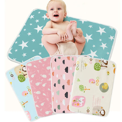Waterproof Reusable Newborn Baby Diaper Changing Mats Cover Baby Diaper Mattress For Cotton Cloth Nappy Changer Pats Table Pad