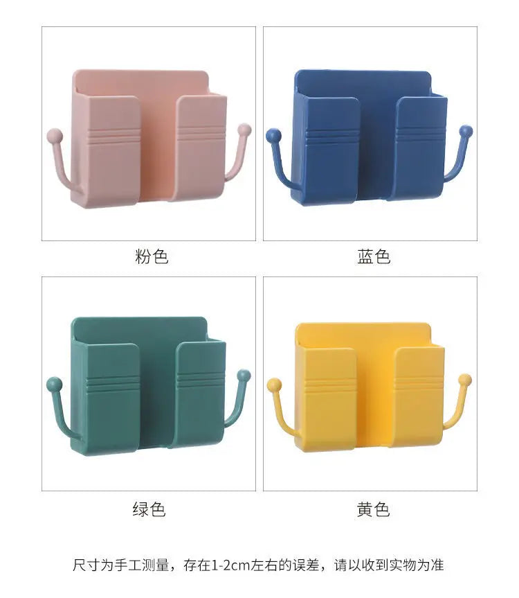 Stick on Wall mobile phone bracket mobile phone bracket artifact bedside mobile phone box mobile phone shelf