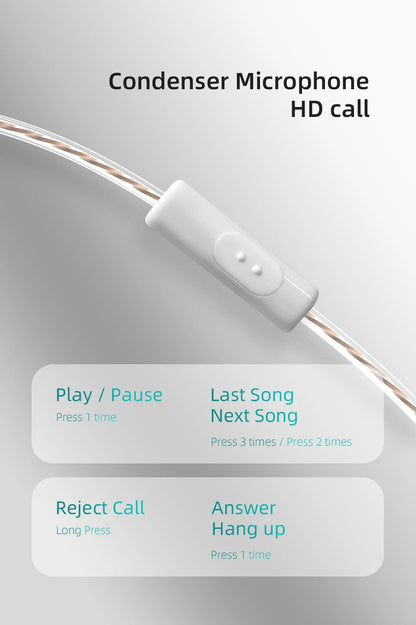 KZ edx pro Headset Dynamics in the Ear Monitor Hifi Wired Headset Bass Stereo Game Music Headset Noise Cancellation Headset