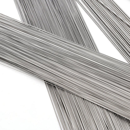 20PCS 50CM Stainless Steel Spring Wire Hard Wire Full Hard Wire Straight Wire 0.2-3MM Spring Steel Wire
