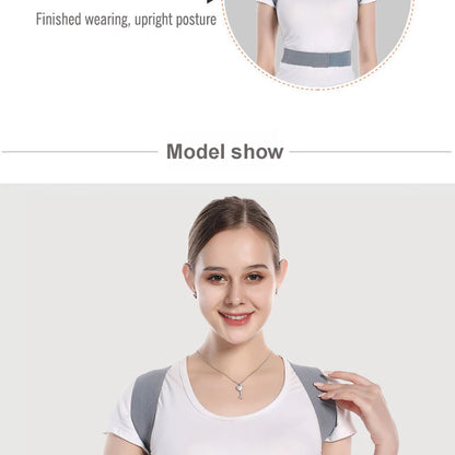 Back Posture Corrector Adjustable Neck Brace Training Equipment Home Office Man Woman Postura Shoulder Support Correction Belt
