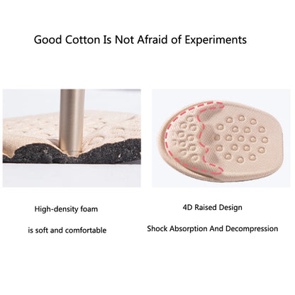 Half Insoles for Shoes Non-slip Sole Toe Plug Cushion High-density Foam Forefoot Pads Man Women Inserts for Shoes Size Reducer