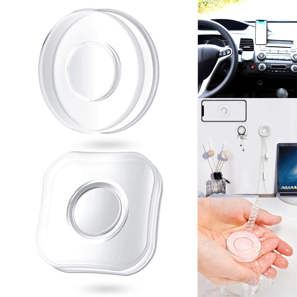 Nano Gel Pad Magic Stickers Washable Multi-Functional Sticker Universal Sticky Car Phone Holder Mini Gel Paste for Wall Desk