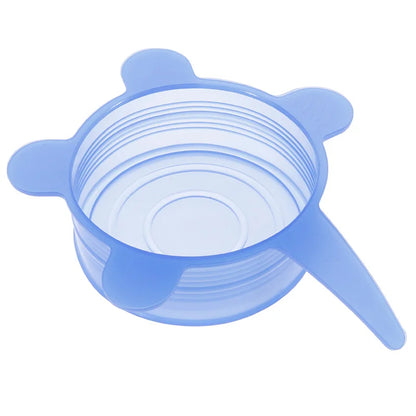 Universal Reusable Silicone Stretch Lids Food Wrap Silicone Cover for Cookware Bowl Pan Cooking Kitchen Accessories