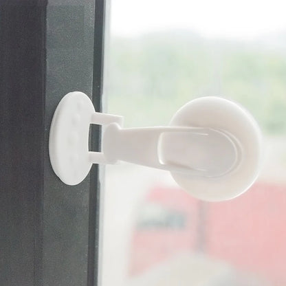 Sliding Door Lock Child Safety Baby Proof Sliding Window Lock with Strong Suction Cup for Glass Doors, Closets, Patio, Windows
