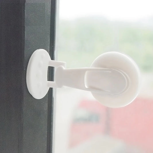 Sliding Door Lock Child Safety Baby Proof Sliding Window Lock with Strong Suction Cup for Glass Doors, Closets, Patio, Windows