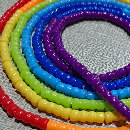 NEVERTOOLATE 2.2m 2.4m 2.6m 3m 3.6m rainbow beaded colorful soft PVC beads kids adult skipping jump rope doubledutch skip