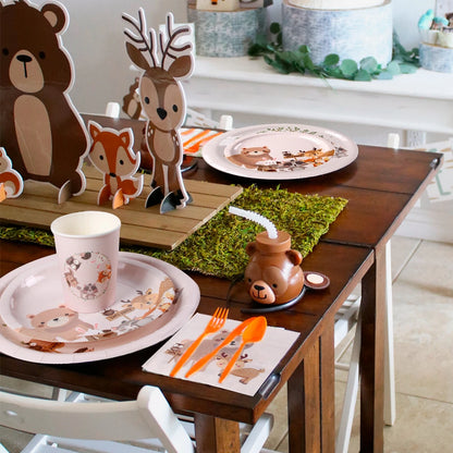 Staraise Woodland Animal Party Safari Jungle DIY Party Decor Birthday Party Decoration Kids Woodland Theme Party Baby Shower