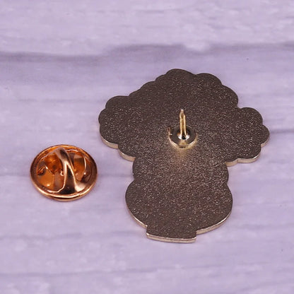 Vegan Enamel Pin Hamburger Broccoli Carrot Pussy Vegetarian Vegetables Badge Cartoon Brooch