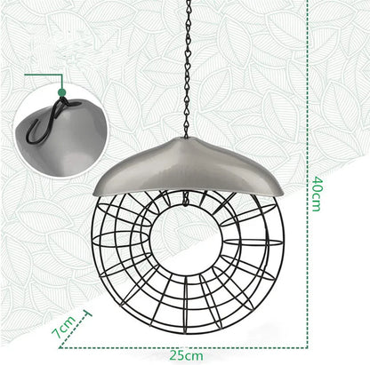 Bird Feeder Feed Station Hanging Garden Plastic Birds Food Dispenser Feeders Outdoor Tree Decoration Fat Ball Suet Feeder