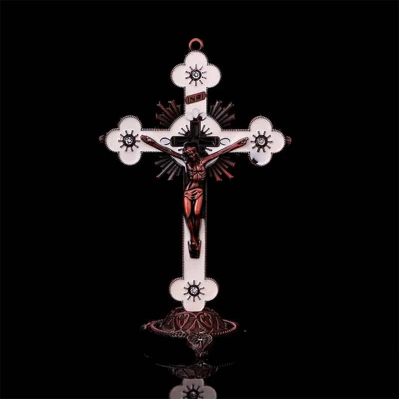 Big cross crucifix station christ catholic jesus statue large religious prayer church decoration car church decoration