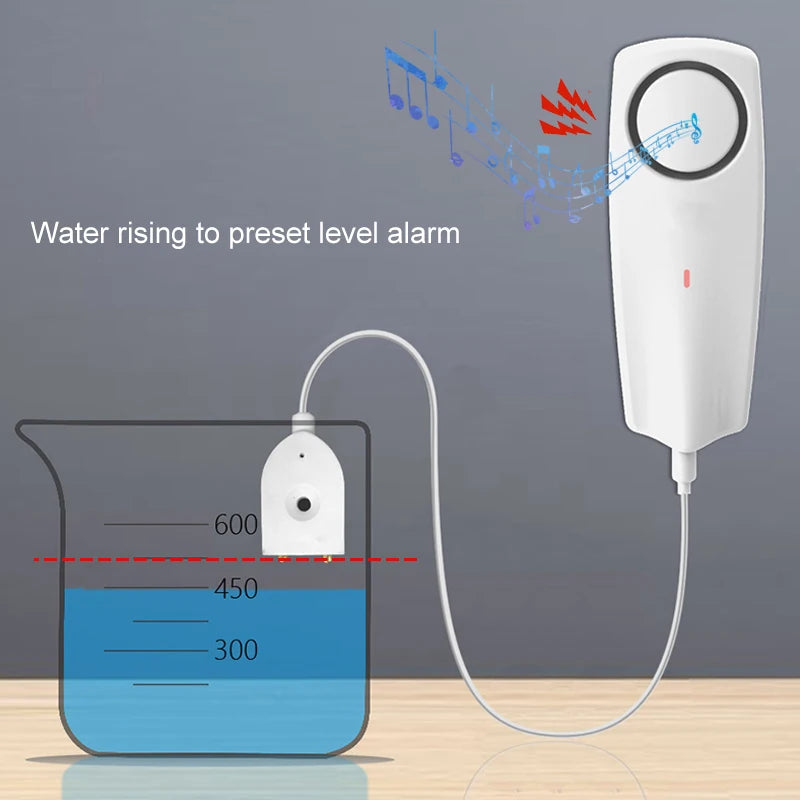 For WIFI Liquid Leak Sensor Smart APP Alexa Push Alarm Alerts wireless Water Level Detector Leakage