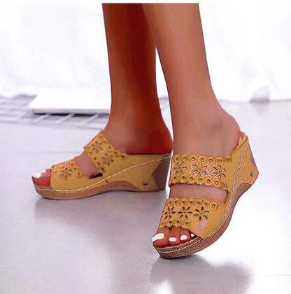 Women's sandal Wedge women shoes Summer Beach Sandal Women Fashion Gladiator Flat shoes gladiator sandal women Sandalias mujer