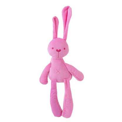 Stuffed Animals Bunny Soft Snuggle Bunny Baby Sleep Cotton Rabbit Toys Childs First Bunny Doll Natural Cotton Pink White
