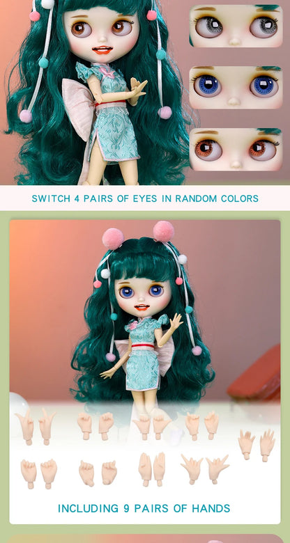 ICY DBS Blyth Doll Combination Including Clothes Shoes Hand Set AB Cosplay Dressing 1/6 BJD