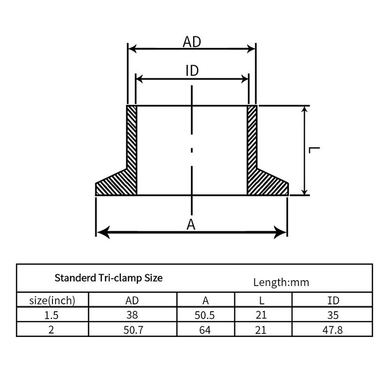 Tube distillation tower 1.5'' 2'' Distilling Column with Bottom Clamp Moonshine distiller brewing equipment with copper mesh