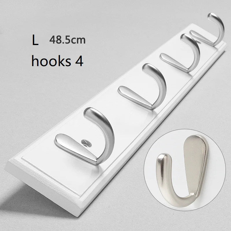 3/4/ Wooden Wall Hooks Wall Clothes Hooks Door Hooks Home Decor Hanger Hooks Kitchen Bathroom hooks