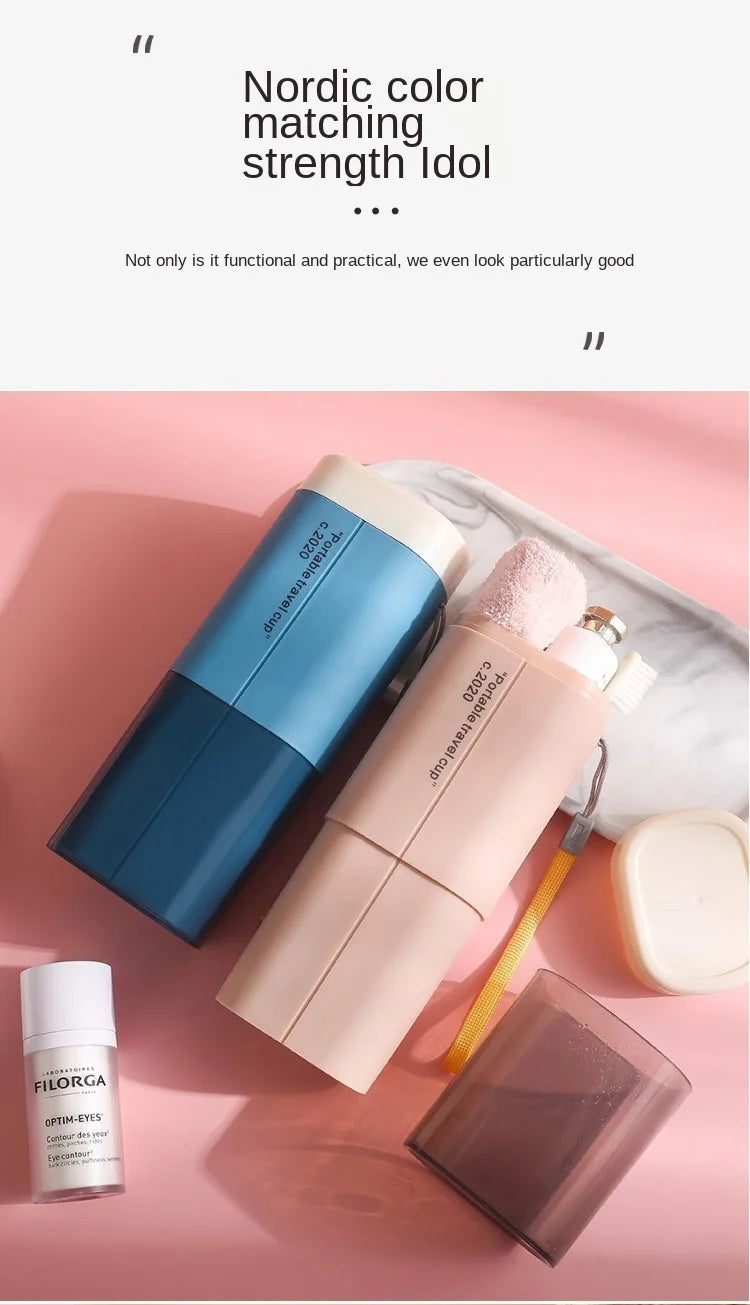Travel Portable Toothbrush Toothpaste Holder Storage Case Box Organizer Household Storage Cup Outdoor Holder Bathroom Accessorie