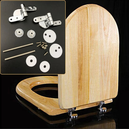 Alloy Toilet for Seat Hinges Mountings Set Chrome with Screws For Toilet Accessories P15F