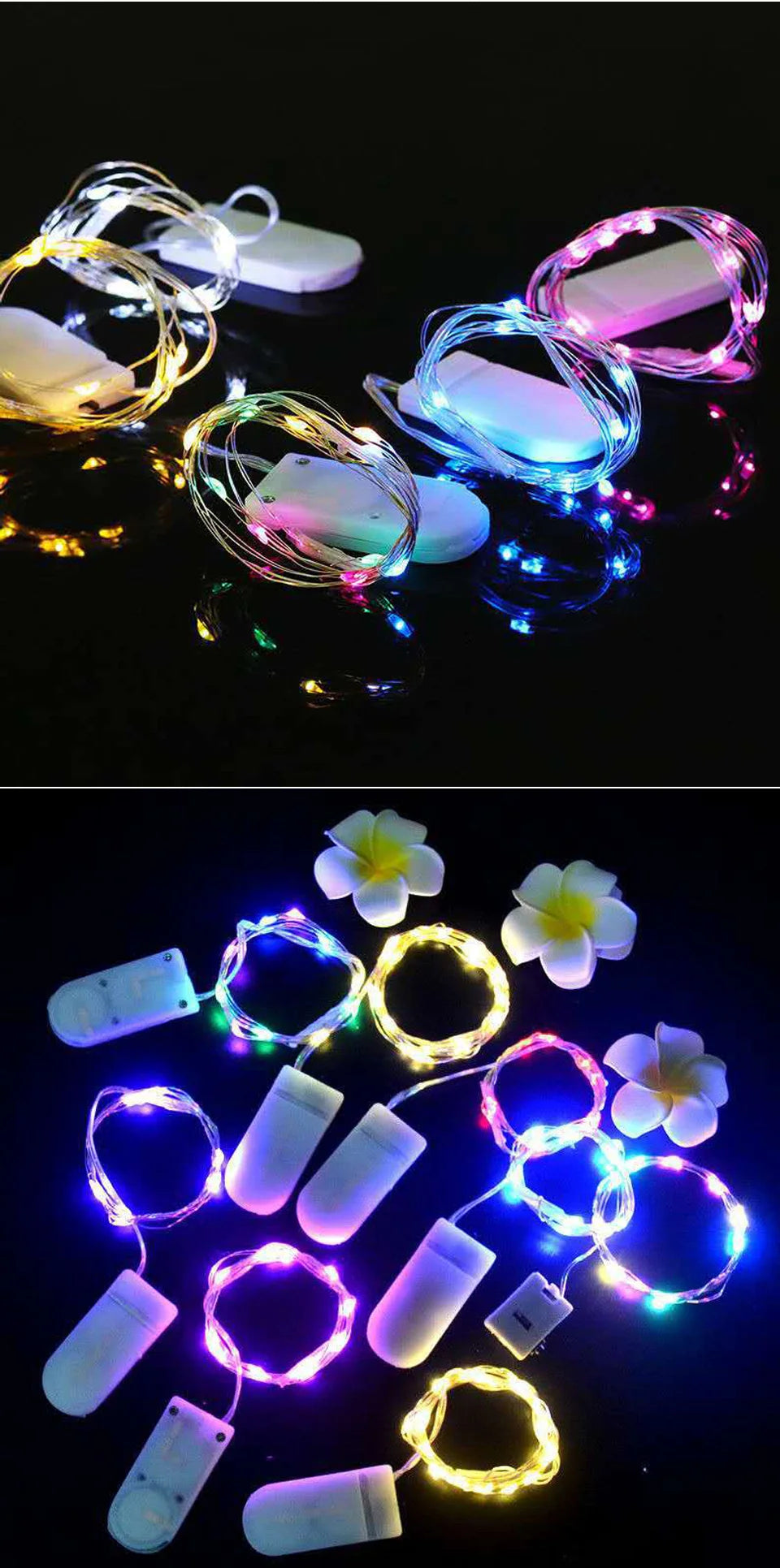 LED String Lights Night Light Holiday lighting Fairy Garland 1M2M3M 5M Decoration Light For New Year Wedding Brithday Party Lamp