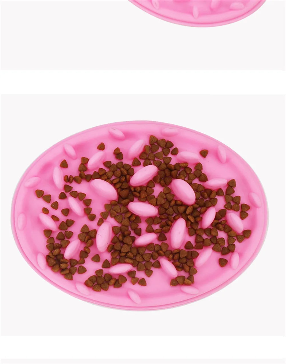 Silicone Pet Bowl Dog Cat Slow Eating Feeding Food Bowls Portable Puppy Feeder Puzzle Bowls Dishes Anti Choke Food Container