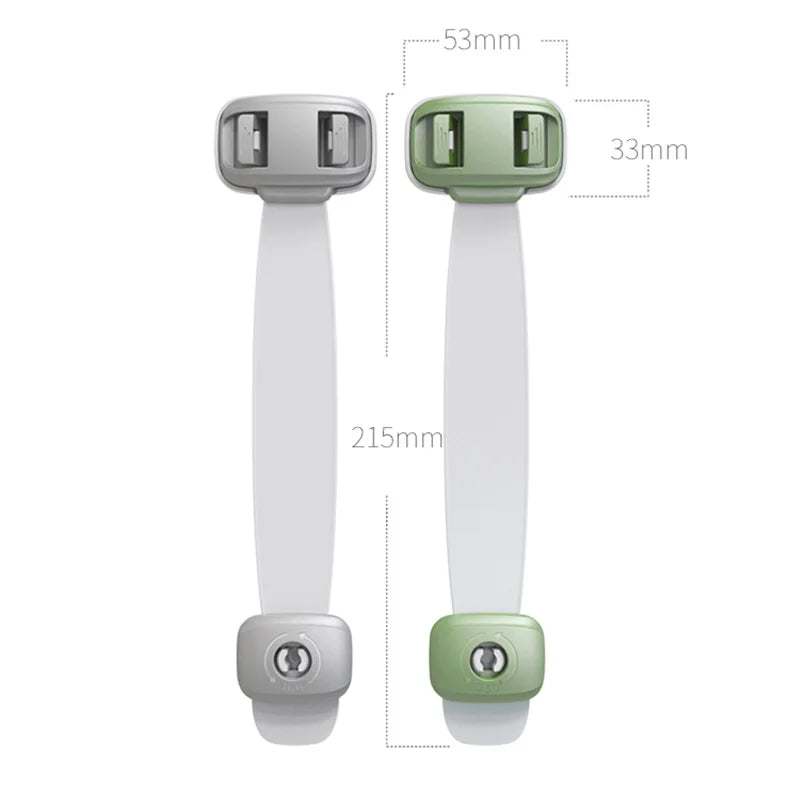 1/4 PCS Baby Safety Drawer Door Lock Multi-Function Child Protection Anti-Pinch Cabinet Refrigerator Safety Buckle Plastic