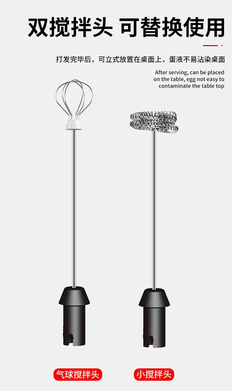 New hand-held electric egg beater milk beater automatic coffee blender milk bubbler electric blender whisk  kitchen tools