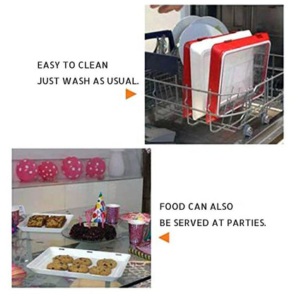 Creative Food Fresh-keeping Tray Food Vacuum Fresh-keeping Clapboard Refrigerator Food Storage