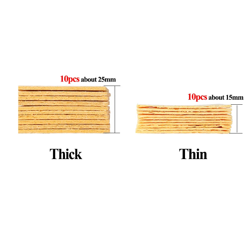 Soldering Iron Yellow Sponge Solder Tip Cleaning Sponges Cleaner Pads Soldering Accessories BGA Rework Tools