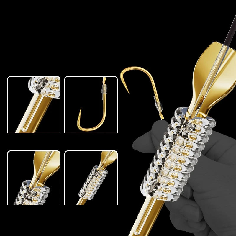 Double Hook Link Sub-line Crucian Carp Fishing Hooks Barbed Fish Hook Set with Fishing Line Fish Gear Anzuelos De Pesca Mar