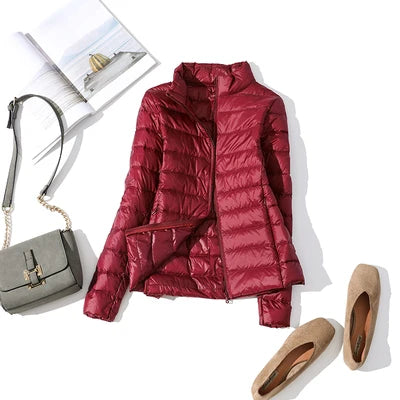 Winter Women Down coats Duck Down Jacket Women Ultra Light Down Jacket Feather Jacket Women's Overcoat Windbreaker Coats