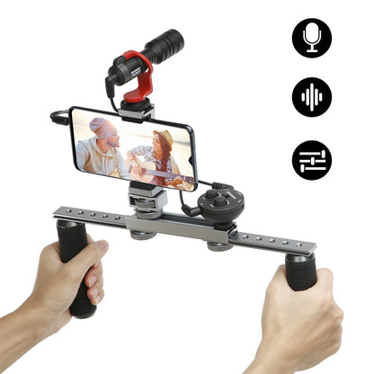 Saramonic AX1 Microphone Audio Adapter Mixer for DSLR Mirrorless Video Cameras Smartphones Recorders Laptops Youtube Streaming