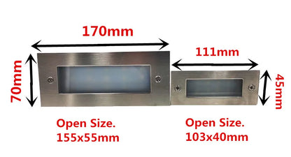 LED Deck Step Light 15Leds Underground Lamp Recessed Stair Paitio ground Spot Light Floor Garden Landscape Wall Outdoor Lighting