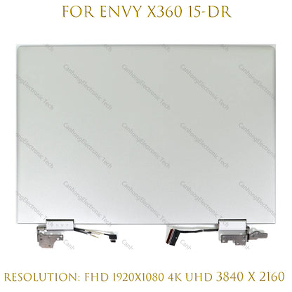 15.6“ For HP ENVY X360 15 DR 15M DR 15-DS 15M DS 15T DR 15-DR0012DX Touch LCD Screen Digitizer L53545-001 L53548-001 L64480-001