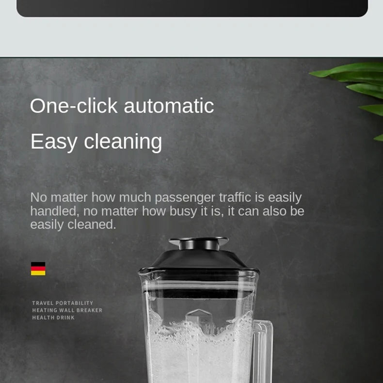 THANKSHARE 3000W Heavy Duty Commercial Grade Blender 6 Blades Mixer Juicer Fruit Food Processor Ice Smoothies BPA Free 2L Jar