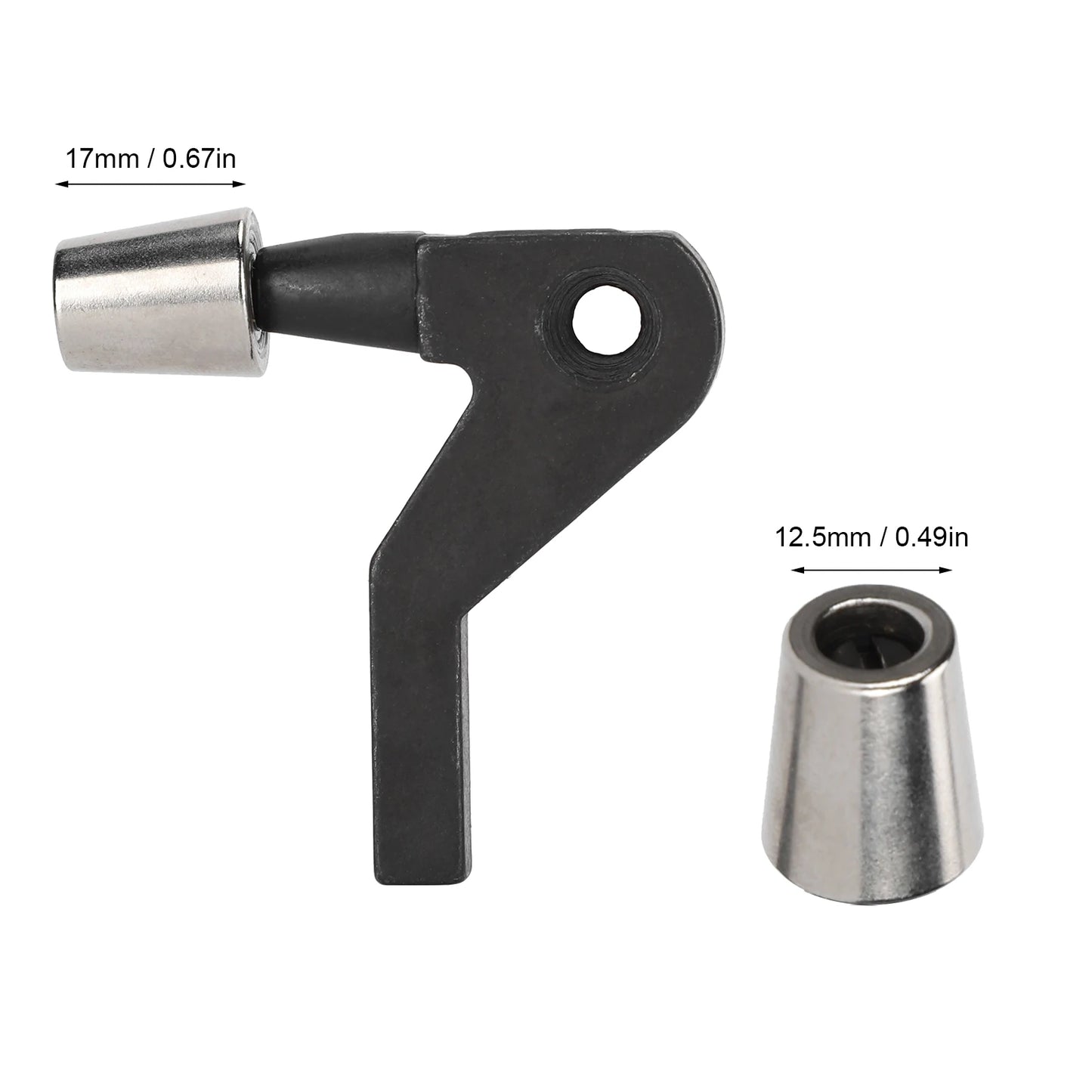 Skiving Leather Machine Presser Foot 801/CS‑747 Spare Part Roller Foot Replacement 1Y‑140 Skiving Leather Machine Spare Part