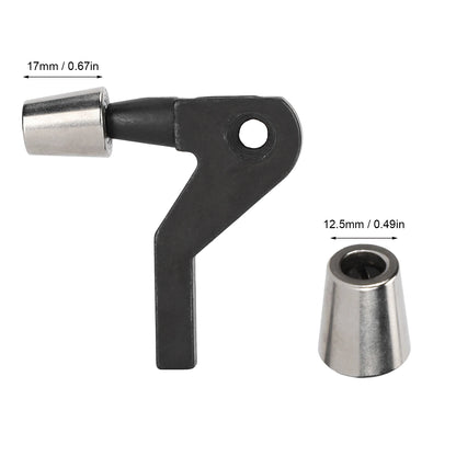 Skiving Leather Machine Presser Foot 801/CS‑747 Spare Part Roller Foot Replacement 1Y‑140 Skiving Leather Machine Spare Part