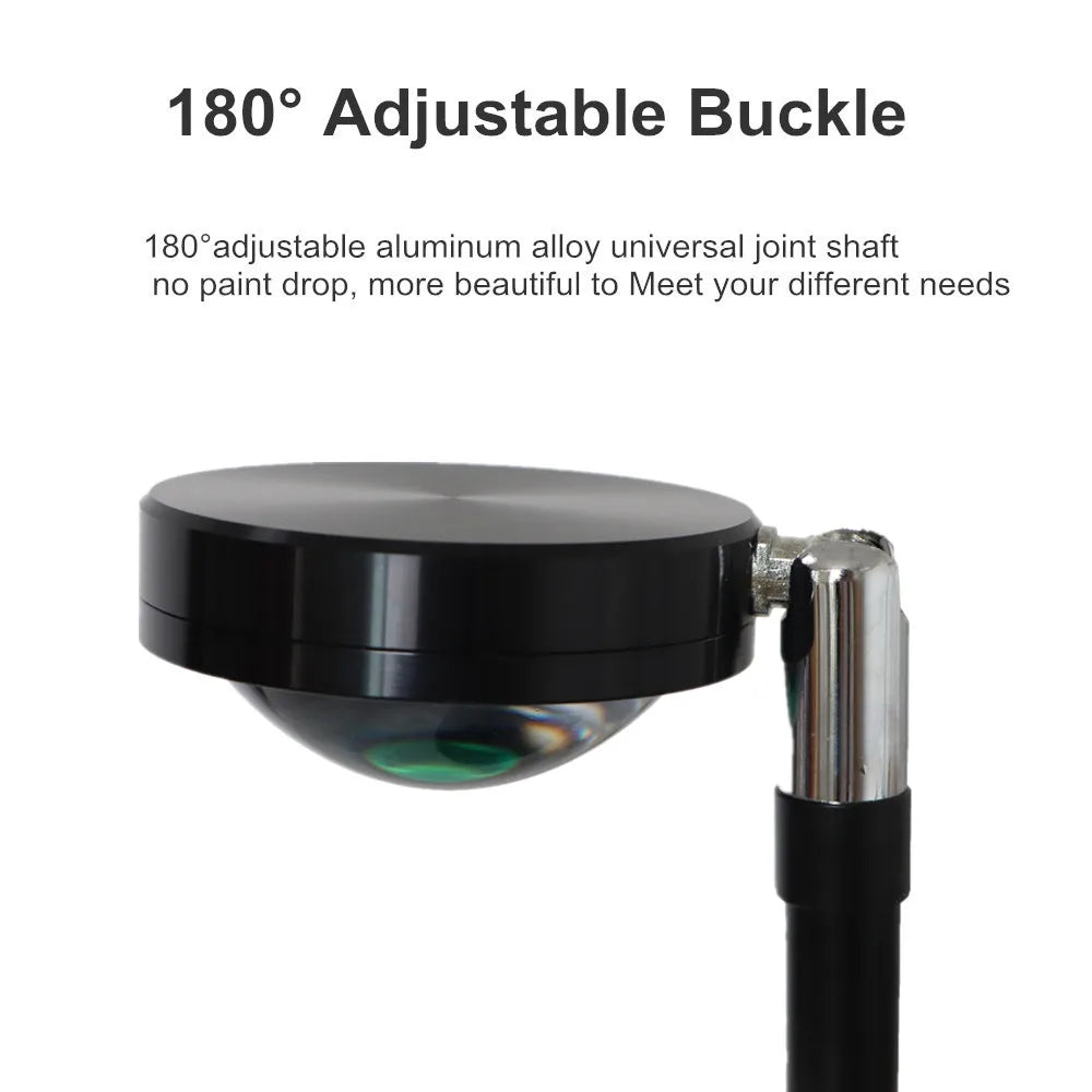 Smart Bluetooth Night Light Rainbow Sunset Projector Lamp for Home Coffe shop Background Wall Decoration Atmosphere Table Lamp