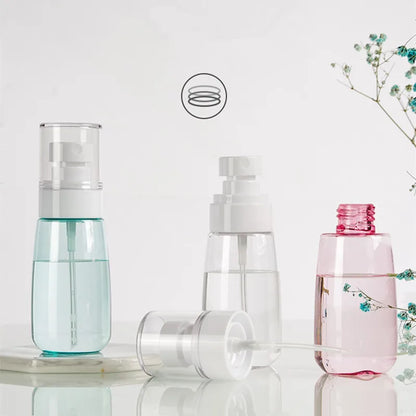 30ml 60ml 100ml UPG Fine Mist Spray Bottle Plastic Bottl Lotion Pump Travel Perfume Water Bottles Refill