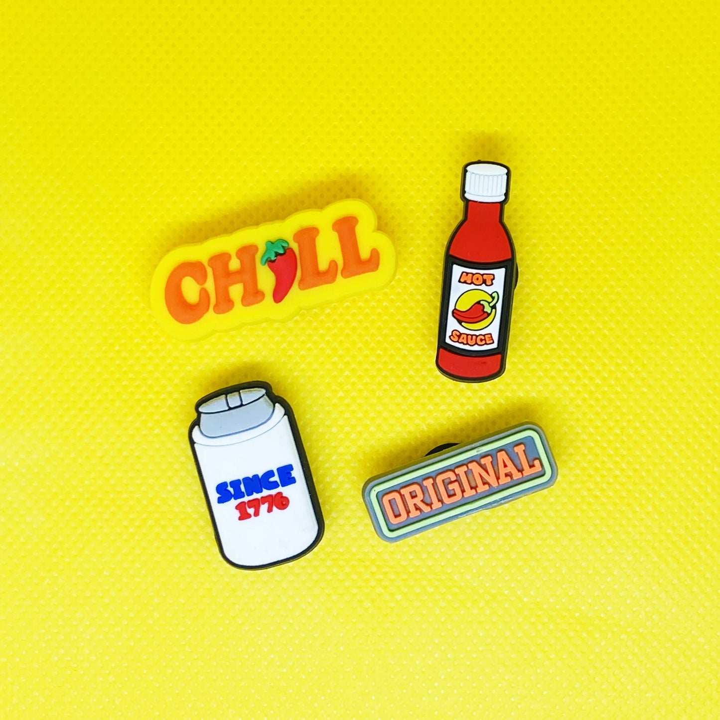 1pcs  coffee PVC Shoe Charms Shoe Decorations Crocs