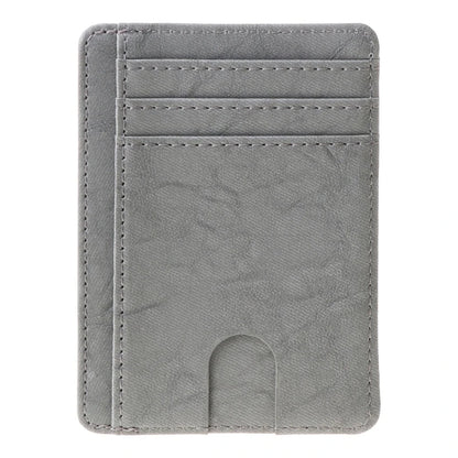 RFID Blocking Leather Wallet Credit Holder Purse Money Case for Men Women My28 21 Dropshipping