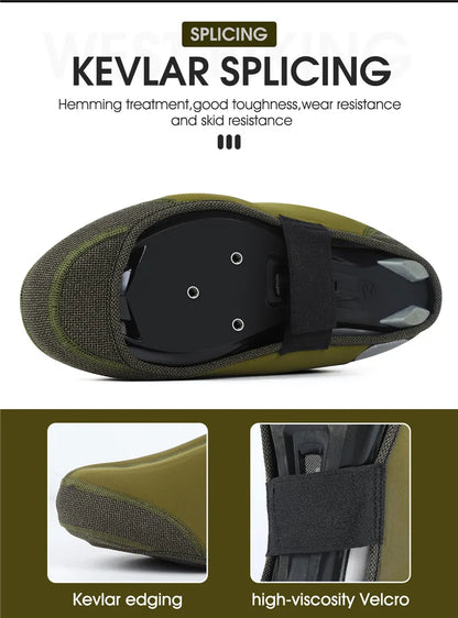 WEST BIKING Bicycle Half Shoe Cover Windproof Non-slip Cycling Boot Cover MTB Road Bike Waterproof Overshoes Bicycle Equipment