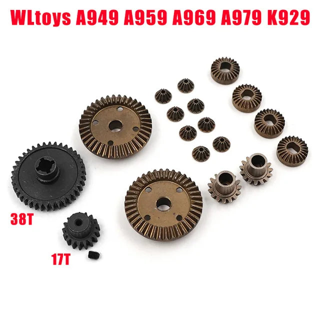 WLtoys A949 A959 A969 A979 A959-B A969-B A979-B RC Car spare part Car bottom A949-23/A959-B-27 Upgrade metal differential Parts