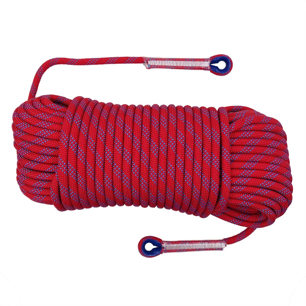 10-30m Car Tow Rope Static Climbing Rope 8mm Outdoor Survival Rescue Safety Cord Climbing Wall Equipment Accessorie 10m 20m 30m