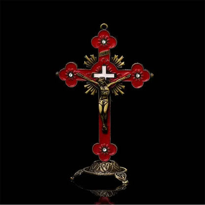 Big cross crucifix station christ catholic jesus statue large religious prayer church decoration car church decoration
