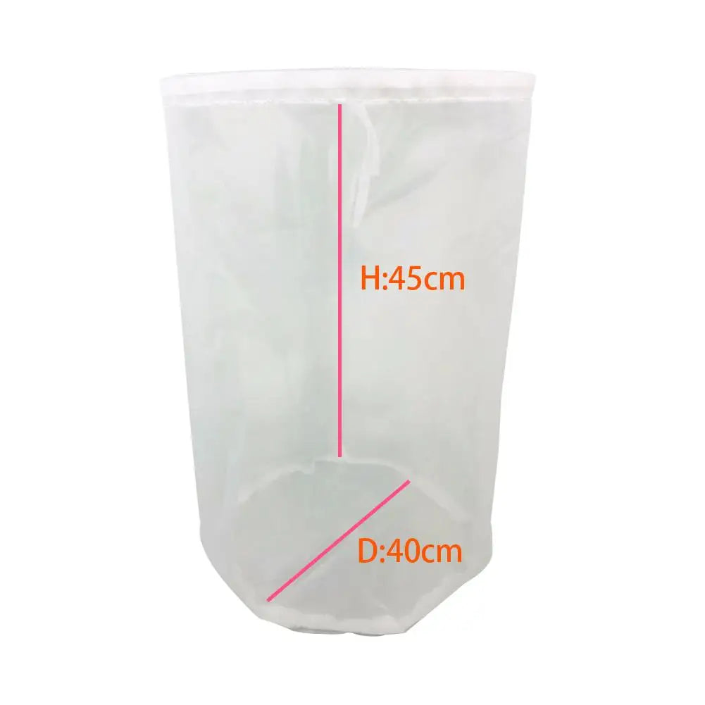 Beer Filter Bag Reusable Nylon Homebrew Beer Wine Brewing Strainer for Brewing Malt Boiling Wort Mash Strainer Tool